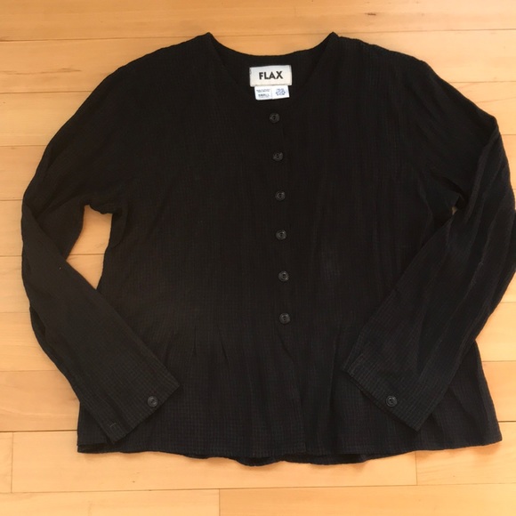 Flax top by Jeanne Engelhart - Picture 2 of 4